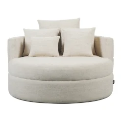 DÉJA Loveseat Miles Beige Rond