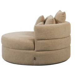 DÉJA Loveseat Miles Taupe Rond