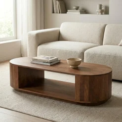 DÉJA Salontafel Ashley Walnoot 140cm