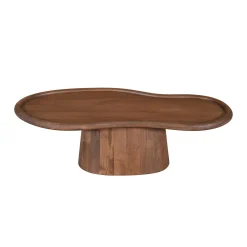 DÉJA Salontafel Estella Walnoot Organisch 130cm