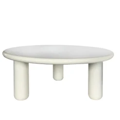 DÉJA Salontafel Jelsa Glossy Crème Rond 90cm