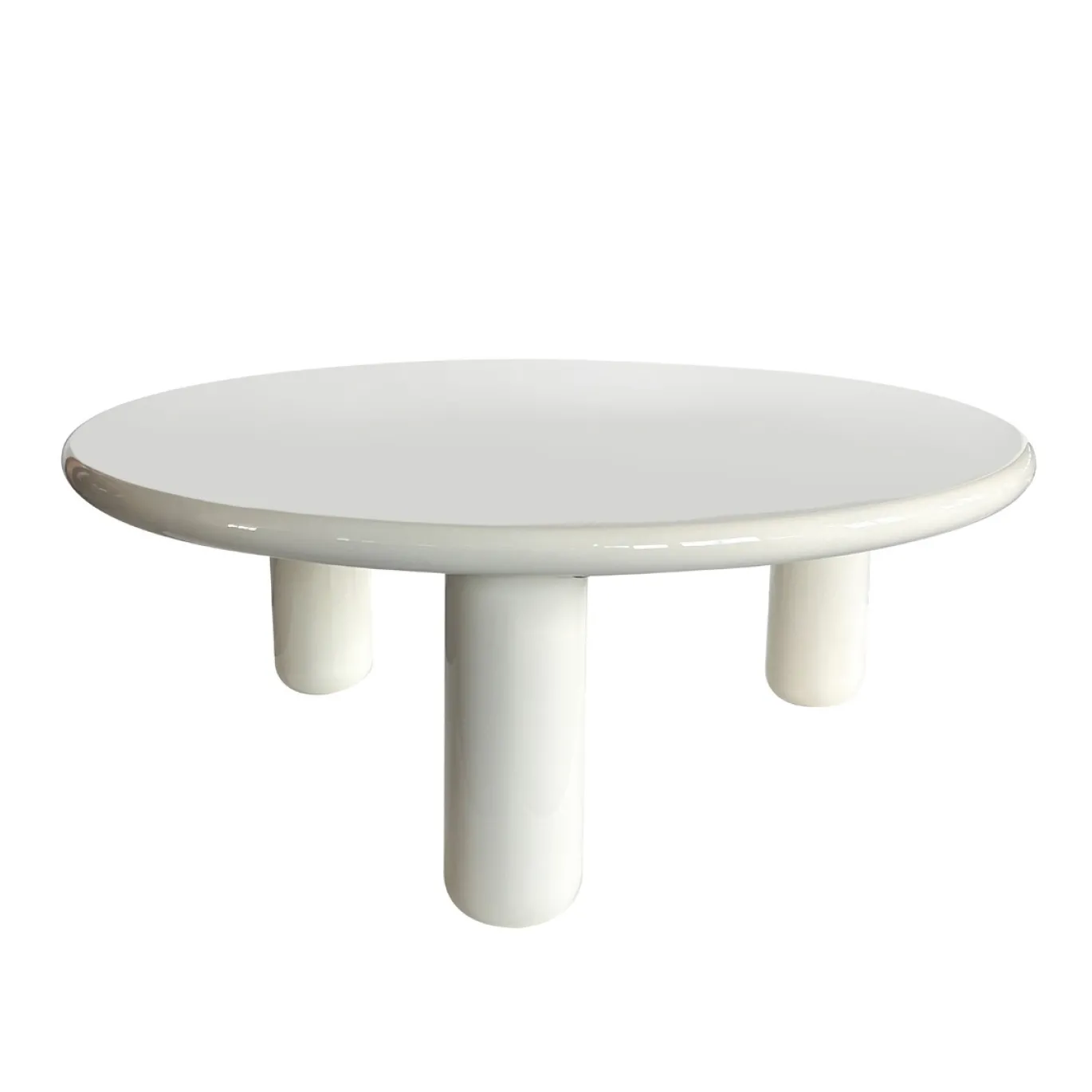DÉJA Salontafel Jelsa Glossy Crème Rond 90cm