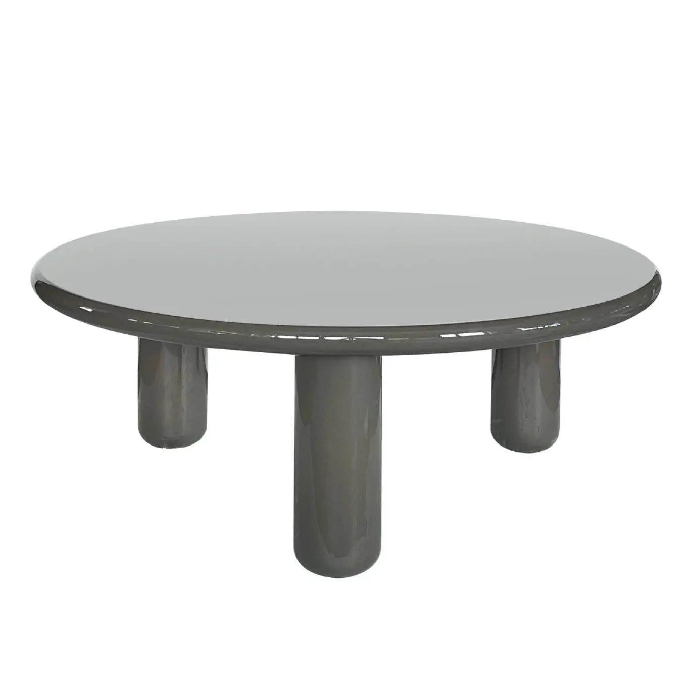 DÉJA Salontafel Jelsa Glossy Kaki Groen Rond 90cm
