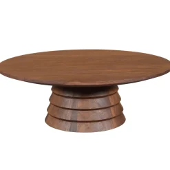 DÉJA Salontafel Marín Walnoot Rond 90cm