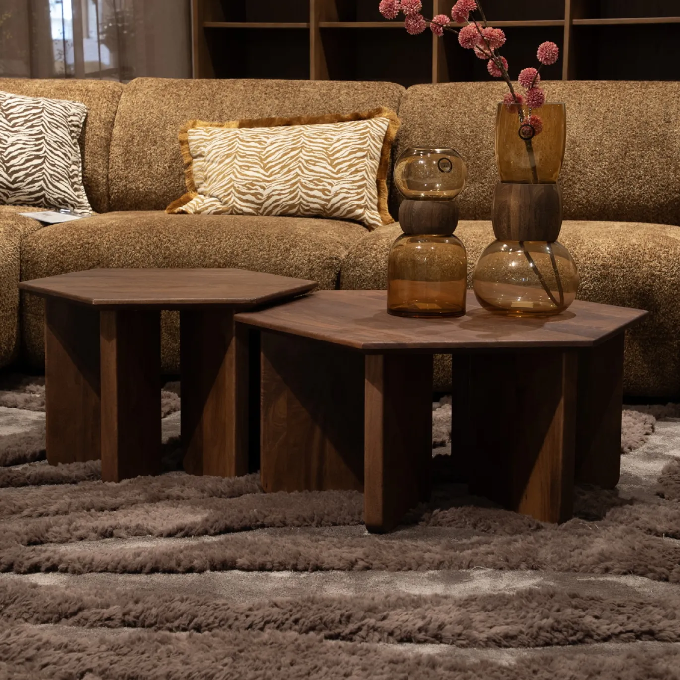 DÉJA Salontafel Martos Walnoot 80cm