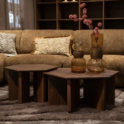 DÉJA Salontafel Martos Walnoot 80cm