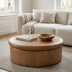 DÉJA Salontafel Rota Naturel Rond 90cm