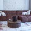 DÉJA Salontafel Rota Walnoot Rond 90cm