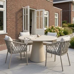 DÉJA Tuinstoel Itani Beige/Taupe