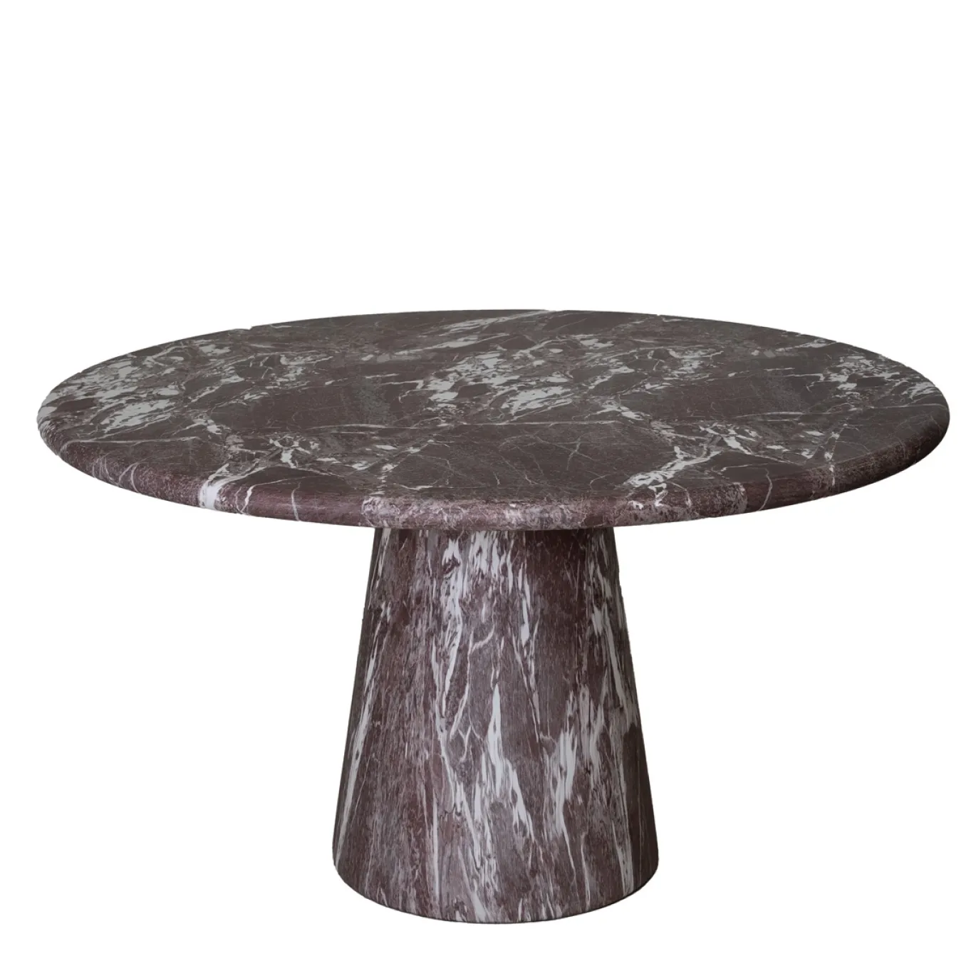 DÉJA Tuintafel Brunn Rood Marmer Rond 130cm