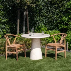 DÉJA Tuintafel Brunn Travertin Rond 80cm