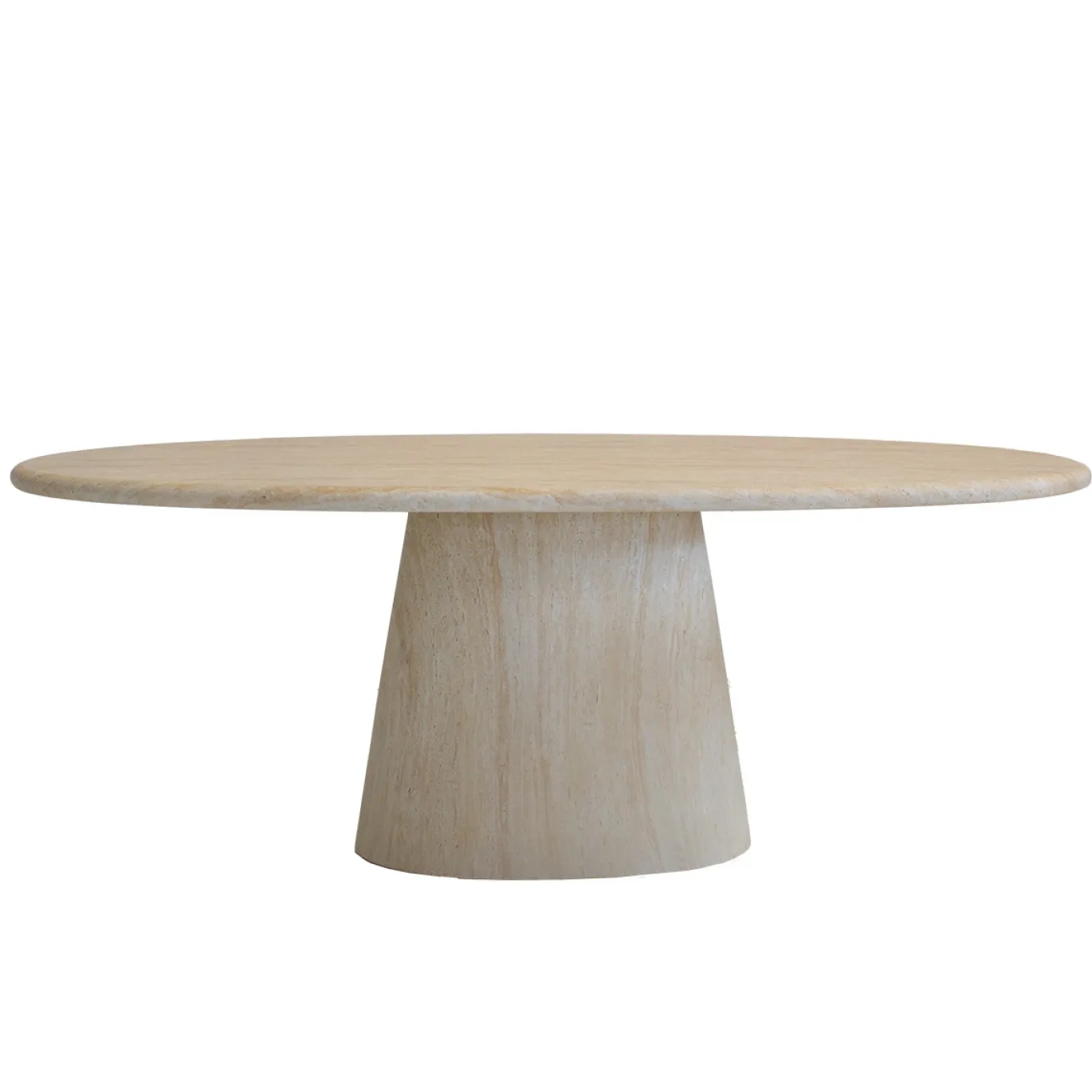 DÉJA Tuintafel Brunn Travertin Ovaal 200cm