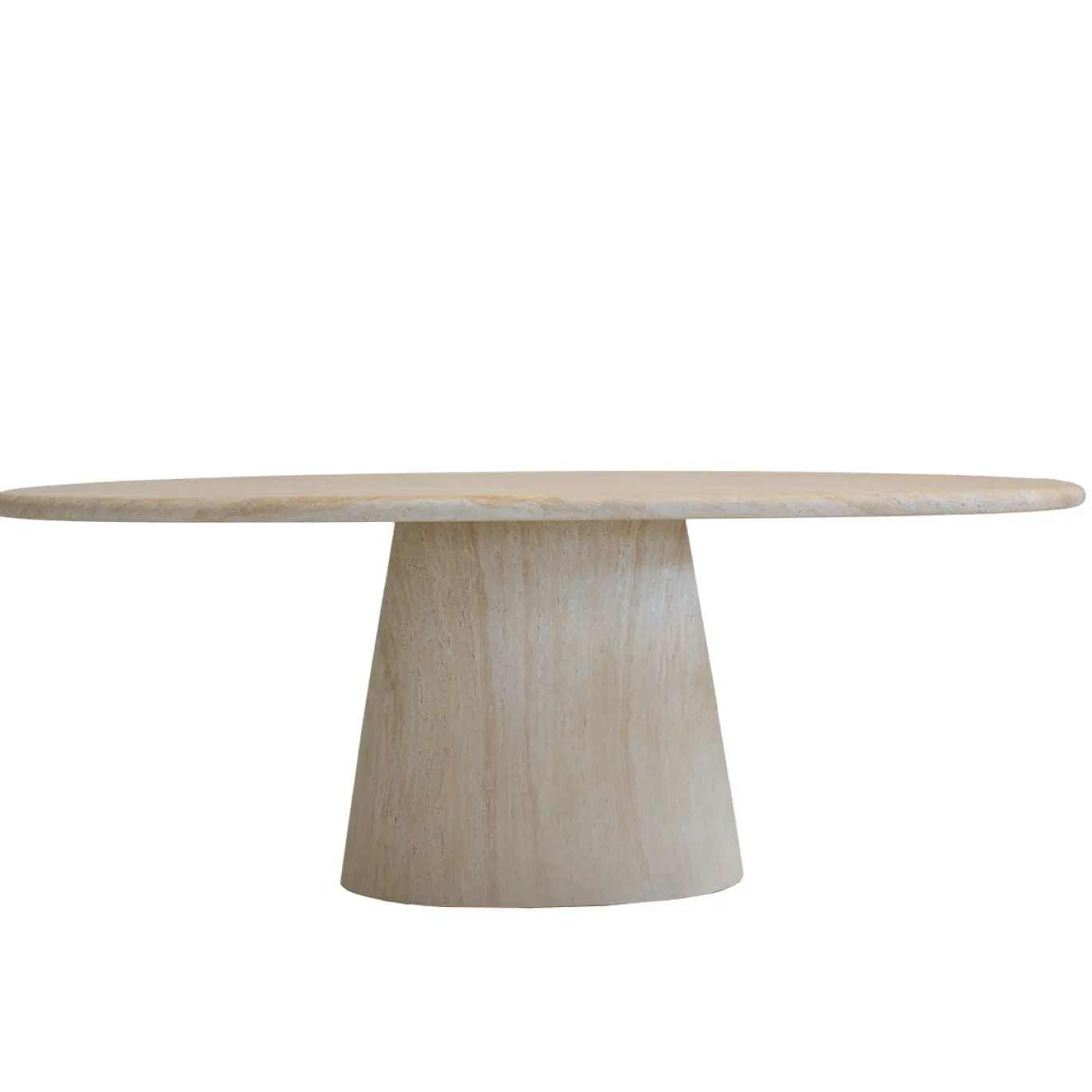 DÉJA Tuintafel Brunn Travertin Ovaal 200cm