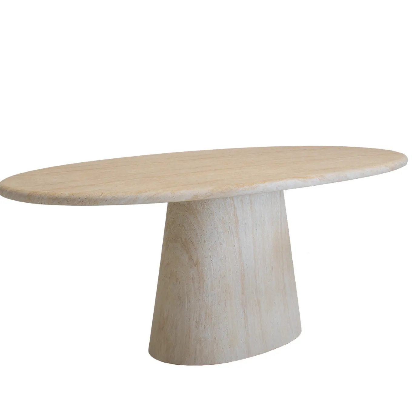 DÉJA Tuintafel Brunn Travertin Ovaal 200cm