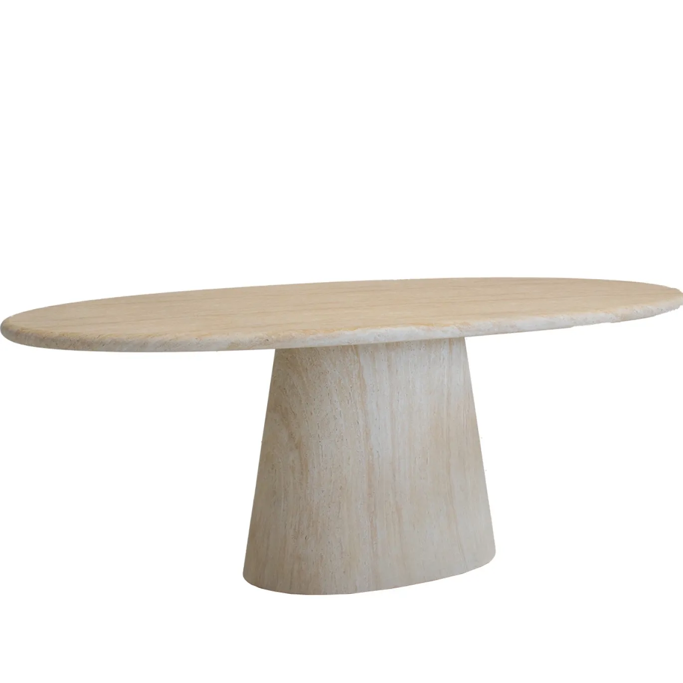 DÉJA Tuintafel Brunn Travertin Ovaal 200cm