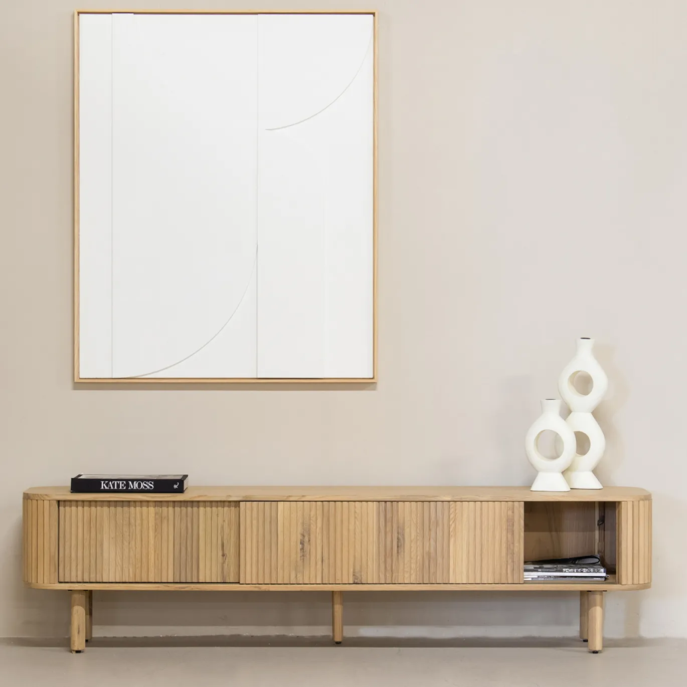 DÉJA Tv-meubel Élise Naturel Eiken 200cm