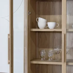 DÉJA Vitrinekast Camille Naturel Eiken