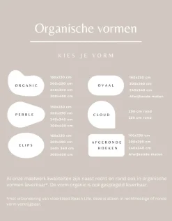DÉJA Vloerkleed Dane Rond 250cm Beige