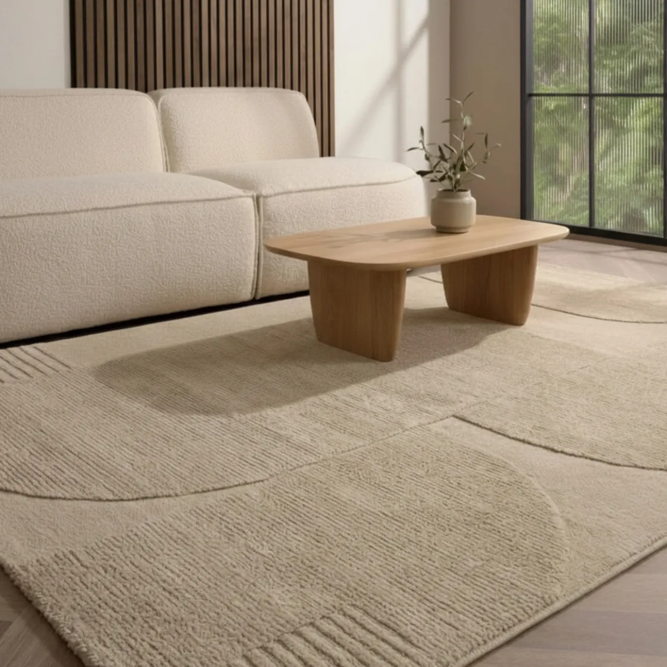 DÉJA Vloerkleed Eldar 240x340cm Beige