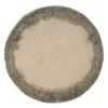 DÉJA Vloerkleed Omen 220cm Rond Beige/Grijs
