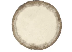 DÉJA Vloerkleed Omen 280cm Rond Camel Zand