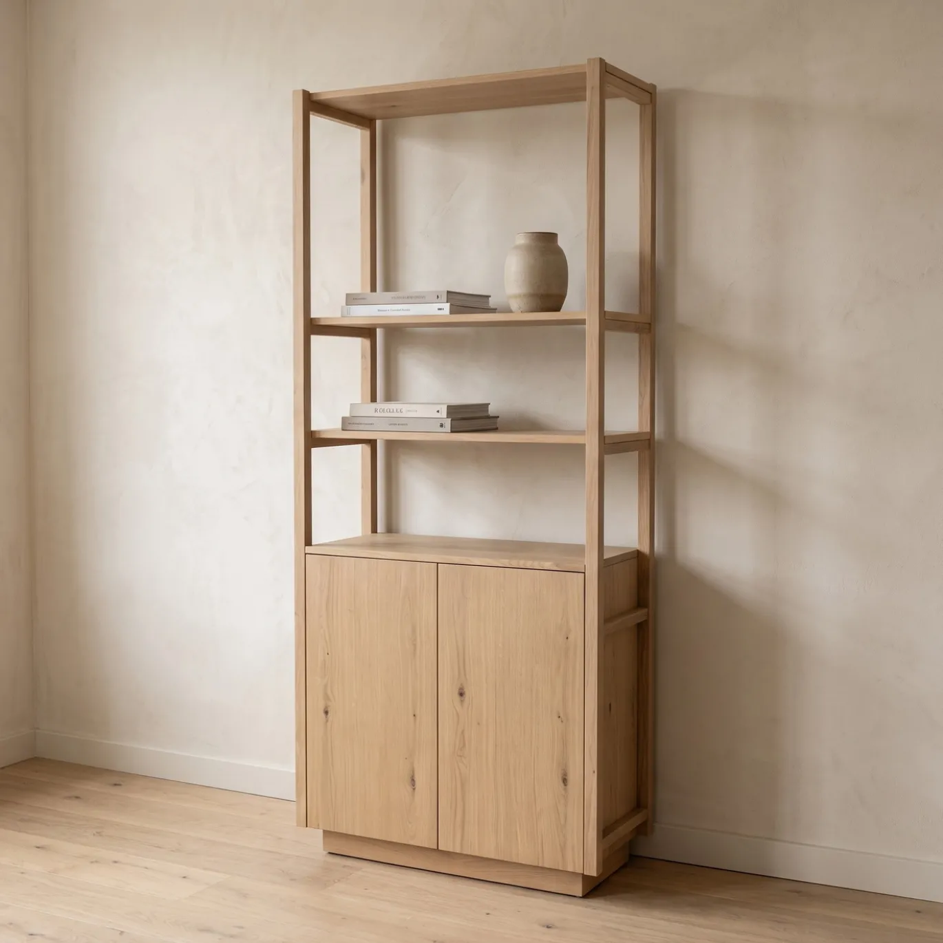DÉJA Wandkast Levi Naturel Eiken 90x210cm