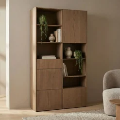 DÉJA Wandkast Ourense Bruin Eiken