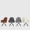 Draaifauteuil Dario Brick - Giga Meubel