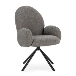 Draaifauteuil Dario Lichtgrijs - Giga Meubel