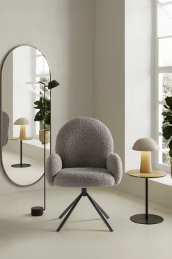 Draaifauteuil Dario Lichtgrijs - Giga Meubel