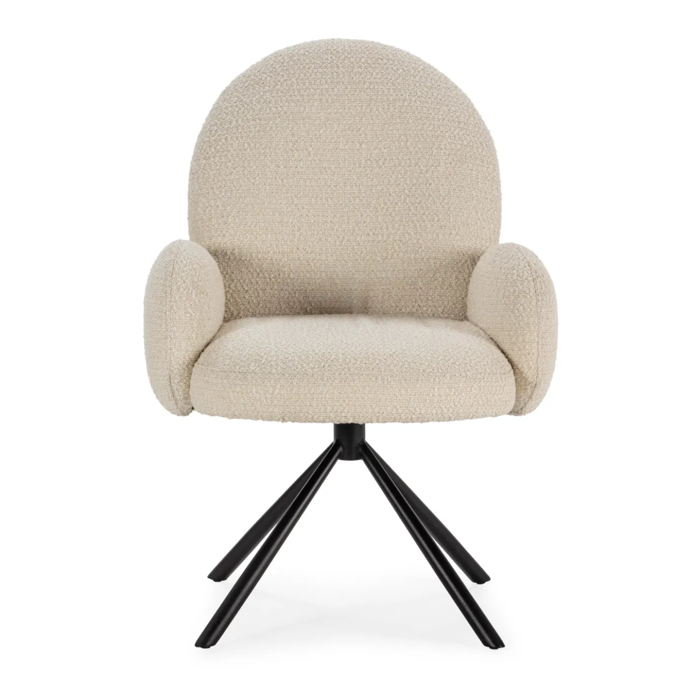 Draaifauteuil Dario Wit - Giga Meubel