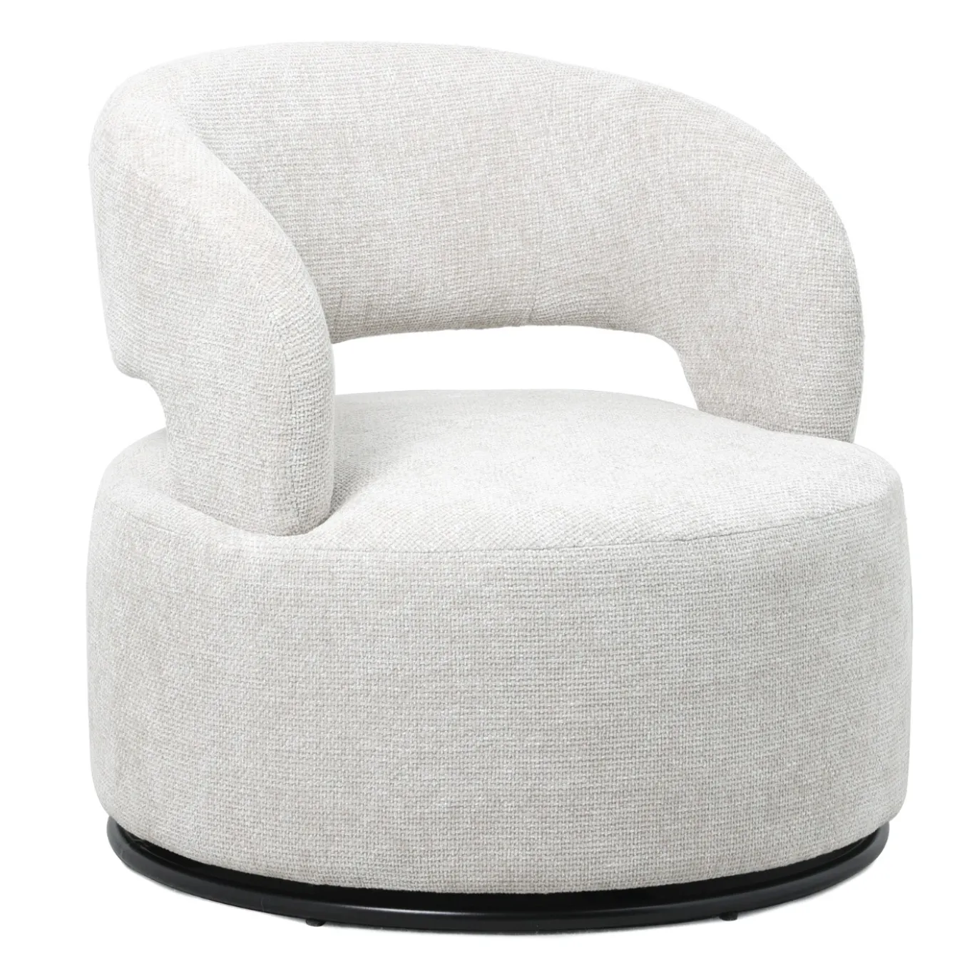 Draaifauteuil Eliza Beige - Giga Meubel