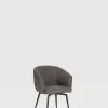 Draaifauteuil Enka Donkergrijs - Giga Meubel