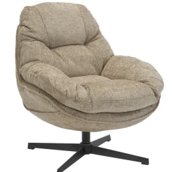 Draaifauteuil Leonne Taupe - Giga Meubel