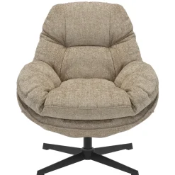 Draaifauteuil Leonne Taupe - Giga Meubel
