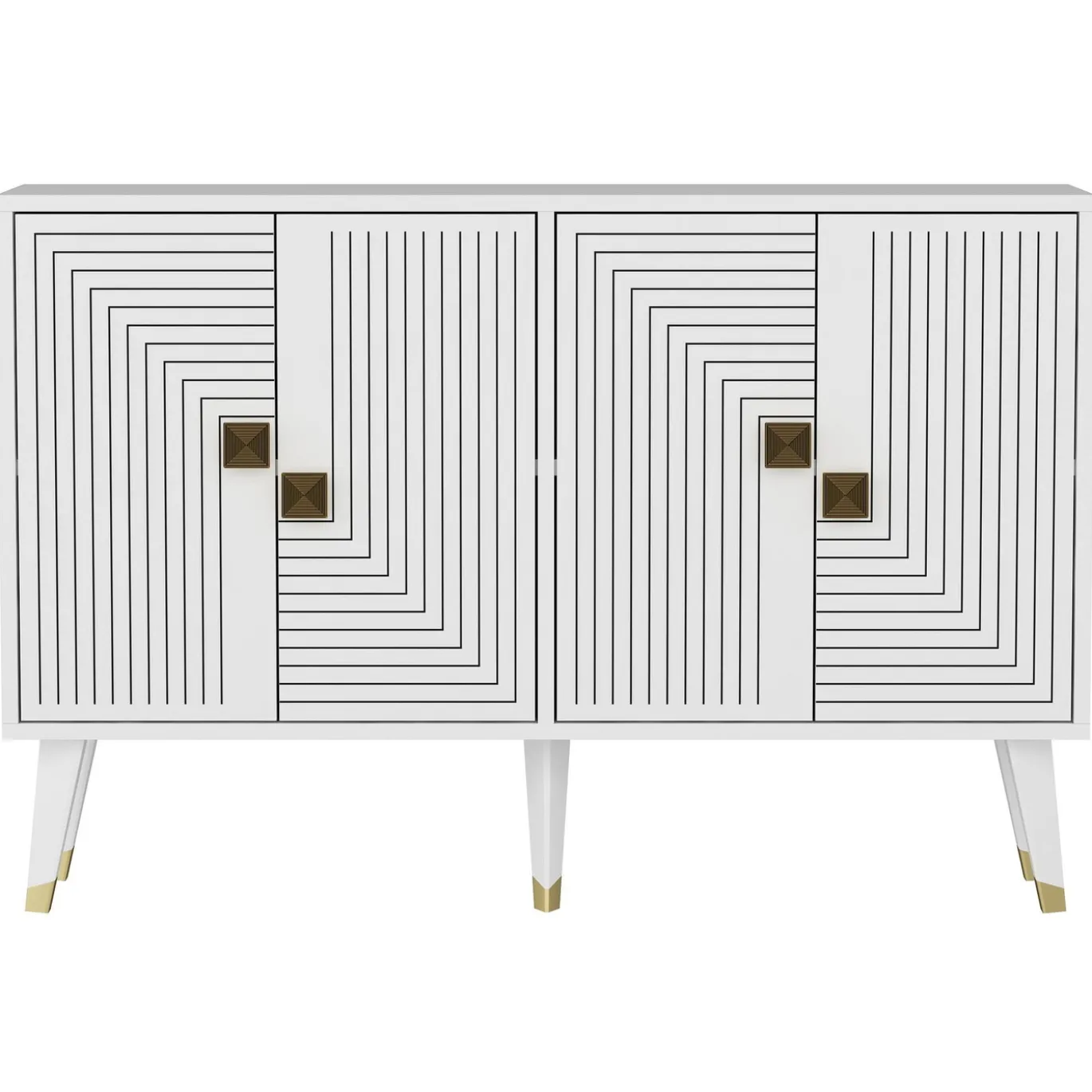 Dressoir Ahart Wit 120cm