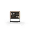 Dressoir Amira 2d Eiken-ud/zwart - Giga Meubel