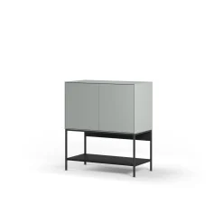Dressoir Amira 2d Groen/zwart - Giga Meubel