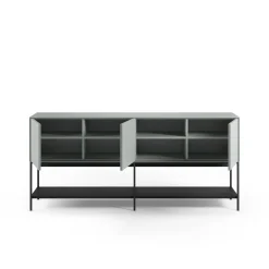 Dressoir Amira 3d2v 180cm Groen/zwart - Giga Meubel