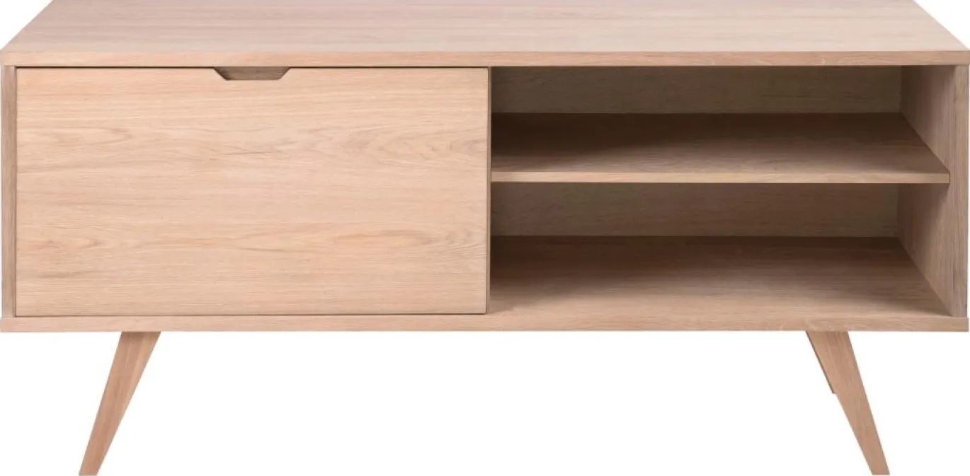 Dressoir Annie Eikenfineer Wit 160cm - Giga Living