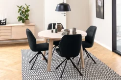 Dressoir Annie Eikenfineer Wit 160cm - Giga Living