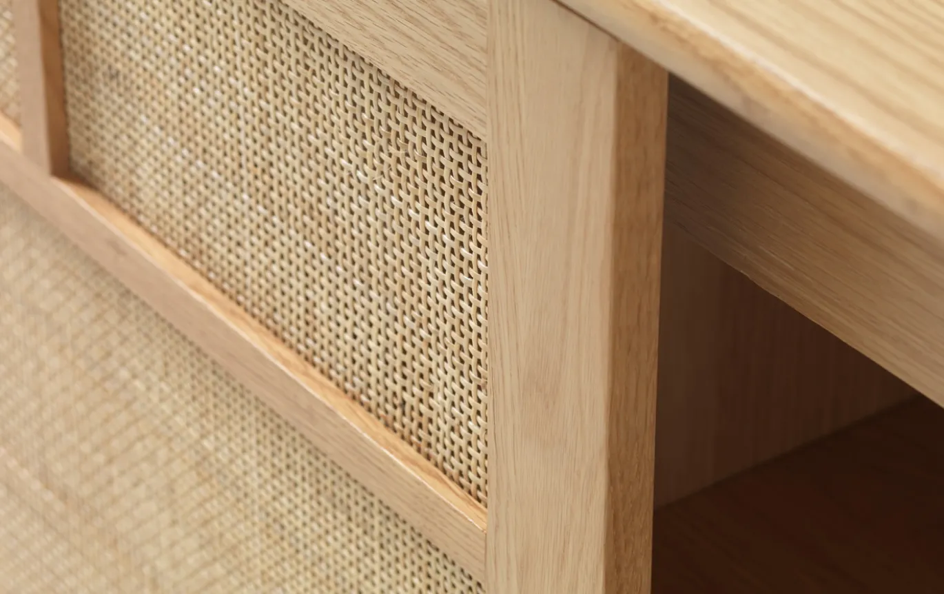 Dressoir Barrali Naturel Eiken 180cm - Giga Living