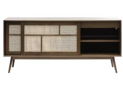 Dressoir Barrali Smoked Eiken 180cm - Giga Living
