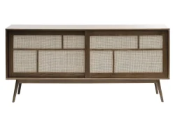 Dressoir Barrali Smoked Eiken 180cm - Giga Living