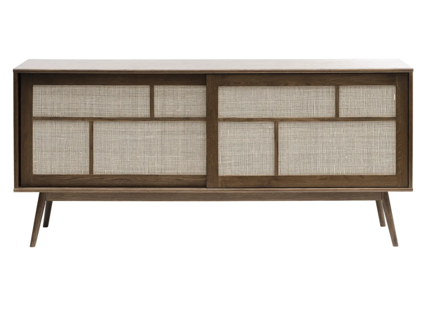 Dressoir Barrali Smoked Eiken 180cm - Giga Living