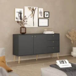 Dressoir Bodo Matgrijs - Giga Living