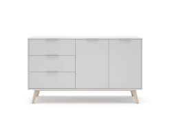 Dressoir Campus 2d3L Wit Wax - Giga Meubel
