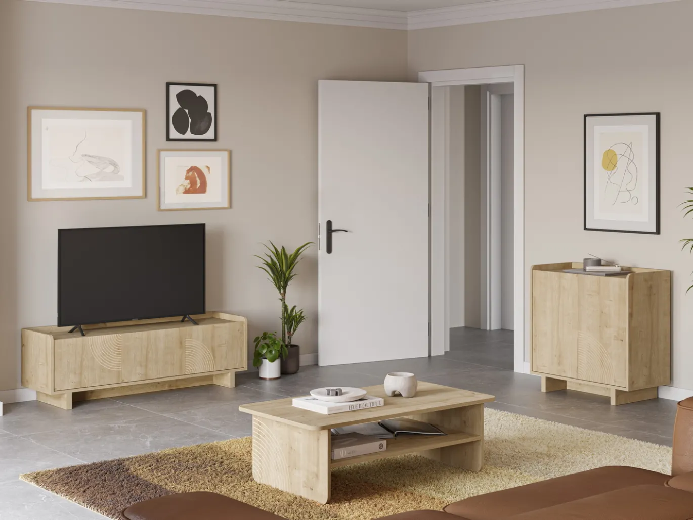Dressoir Daira 2d Eiken - Giga Meubel