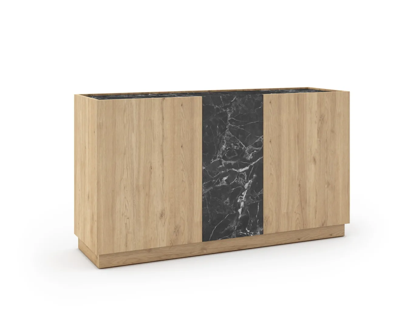 Dressoir Dione 3d Naturel/marmer Lotus - Giga Meubel