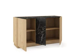 Dressoir Dione 3d Naturel/marmer Lotus - Giga Meubel